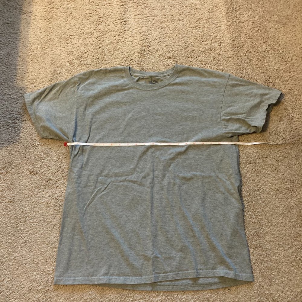 Fruit of the Loom 3 Pack Mens Large T-Shirt Gray Crewneck Short Sleeve - Picture 8 of 11